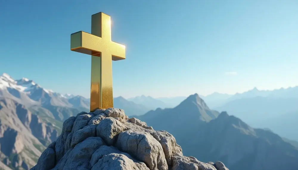 Zugspitze: Gipfelkreuz erstrahlt in neuem Blattgold nach erfolgreicher Restaurierung